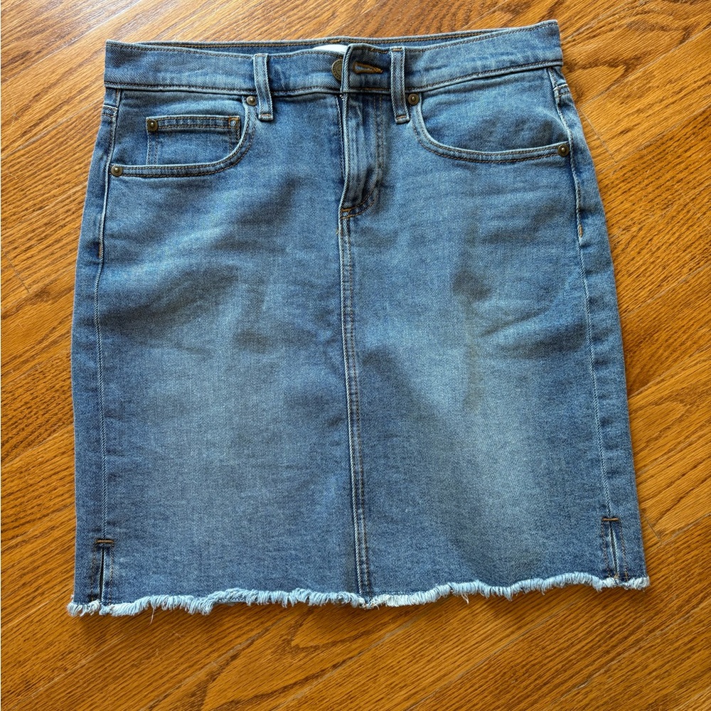 LOFT Denim Blue Pencil Skirt